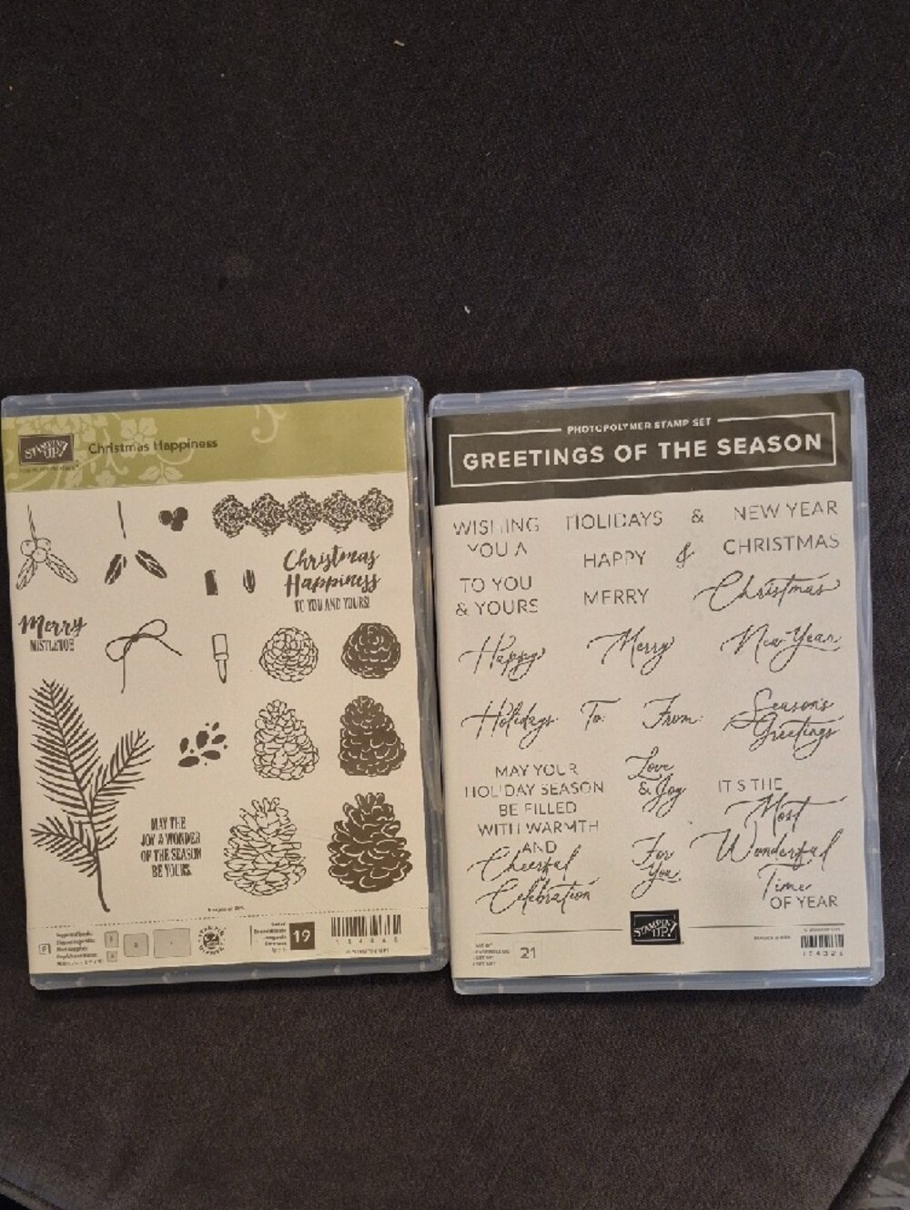 Stampin' Up! Greetings of the Season Stamp Set - Black &‎ White - Picture 3 of 6